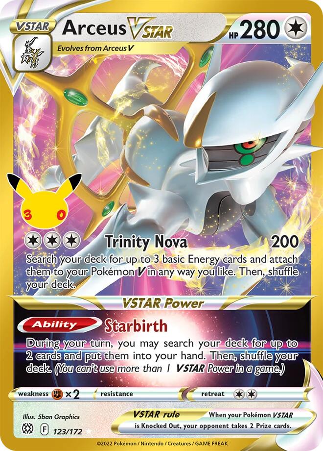 Arceus VSTAR Holofoil