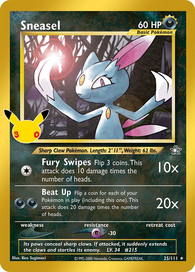 Sneasel Holofoil ex