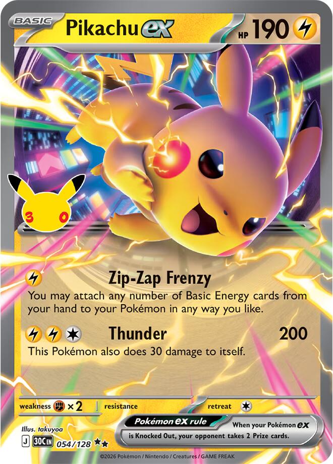 Pikachu ex Holofoil
