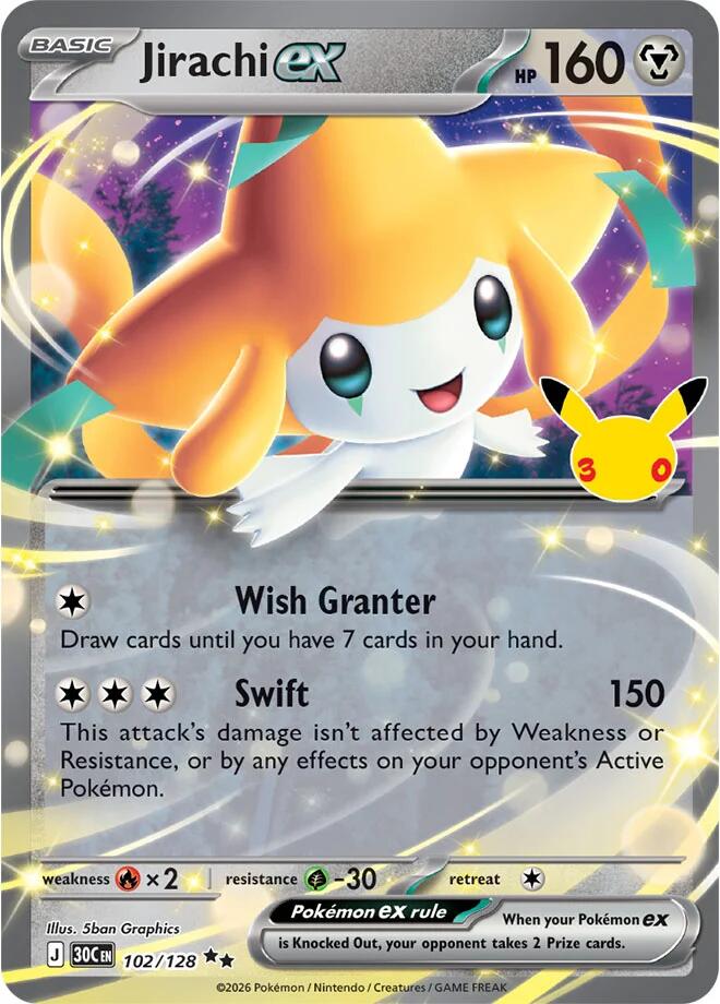 Jirachi ex Holofoil