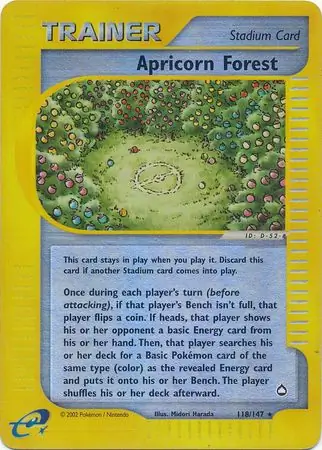 Apricorn Forest Reverse Holo
