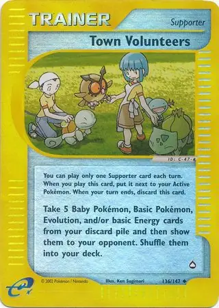 Town Volunteers Reverse Holo