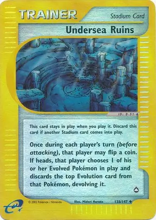 Undersea Ruins Reverse Holo