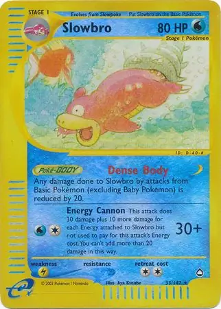 Slowbro Reverse Holo