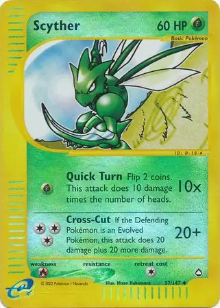 Scyther Reverse Holo