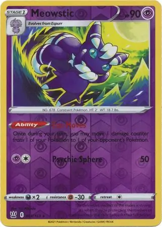 Meowstic Reverse Holo