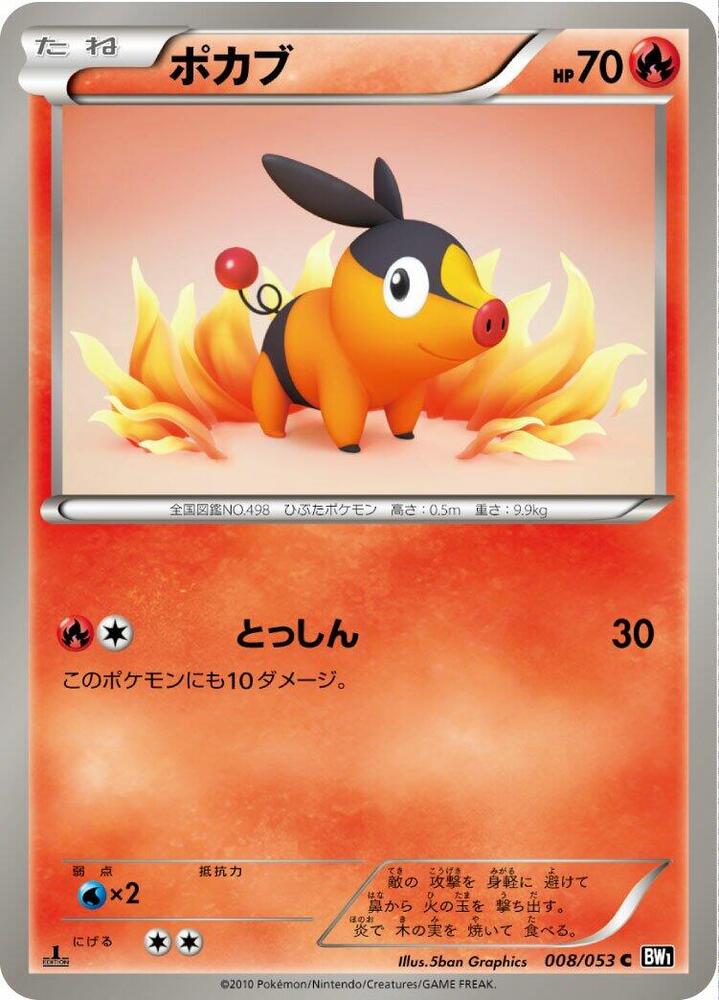 Tepig 1st Edition