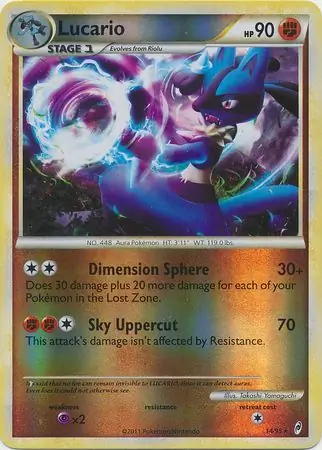 Lucario Reverse Holo