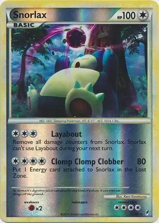 Snorlax Reverse Holo