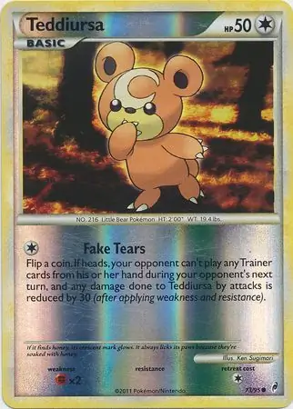 Teddiursa Reverse Holo