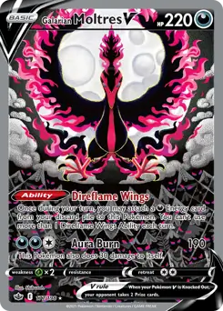 Galarian Moltres V Alternate Art