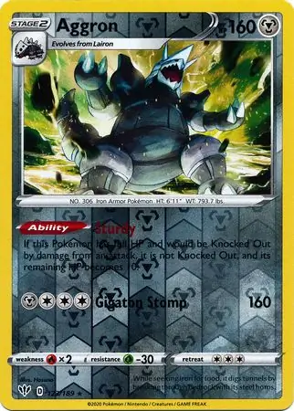 Aggron Reverse Holo
