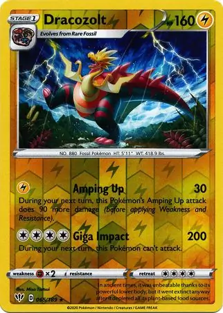 Dracozolt Reverse Holo