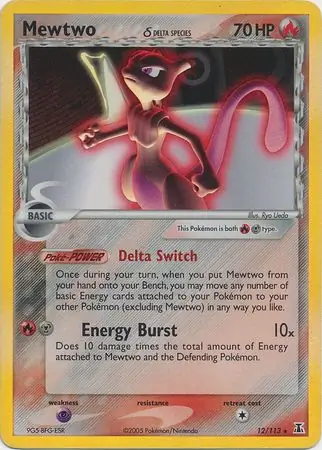 Mewtwo Reverse Holo