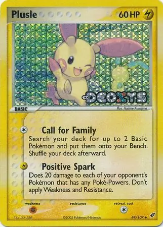 Plusle Reverse Holo