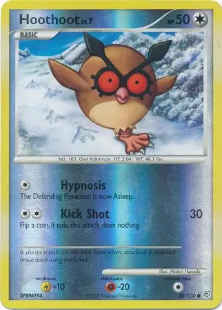 Hoothoot Reverse Holo