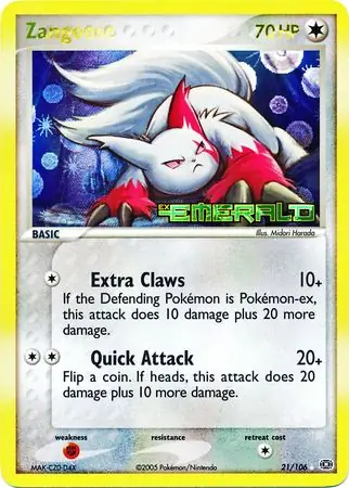 Zangoose Reverse Holo