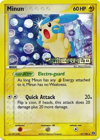 Minun Reverse Holo