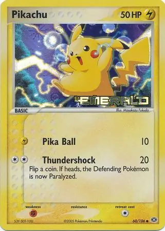 Pikachu Reverse Holo