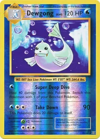Dewgong Reverse Holo