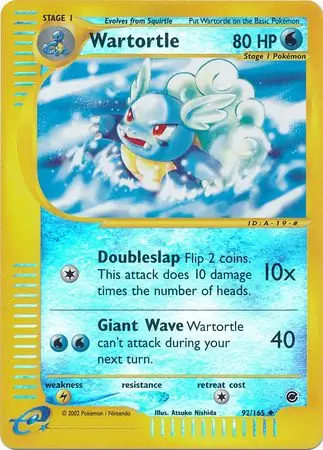 Wartortle Reverse Holo