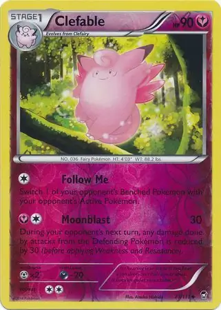 Clefable Reverse Holo