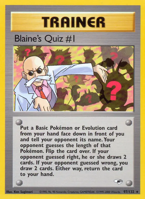 Blaine's Quiz