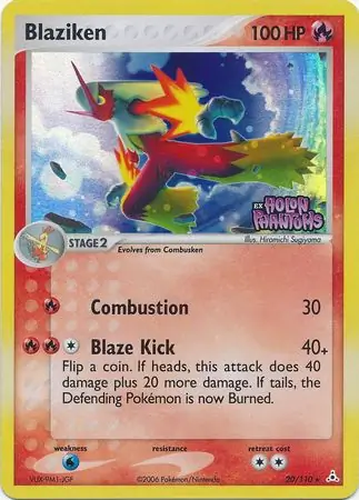 Blaziken Reverse Holo