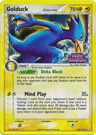Golduck Reverse Holo
