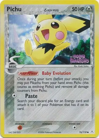 Pichu Reverse Holo