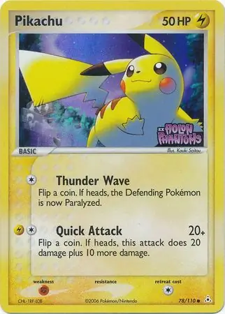 Pikachu Reverse Holo