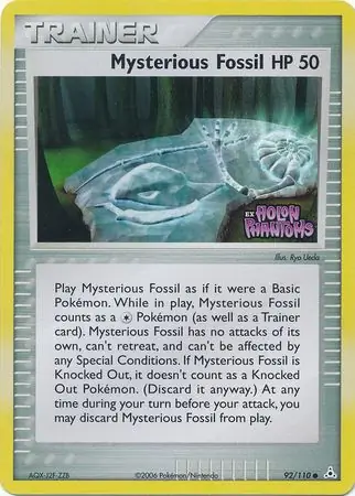 Mysterious Fossil Reverse Holo