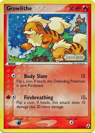 Growlithe Reverse Holo