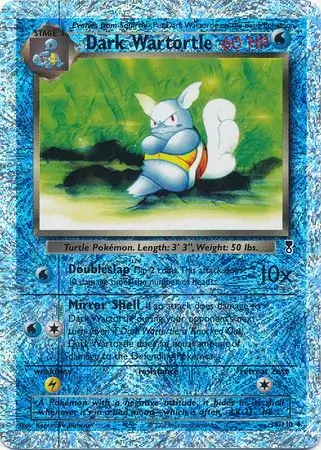 Dark Wartortle Reverse Holo