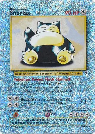Snorlax Reverse Holo