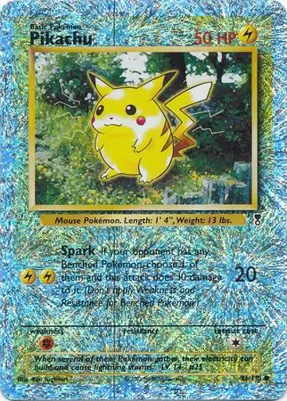 Pikachu Reverse Holo