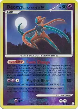 Deoxys Attack Forme Reverse Holo