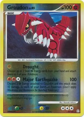 Groudon Reverse Holo