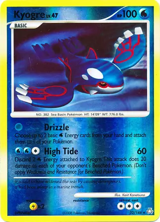 Kyogre Reverse Holo
