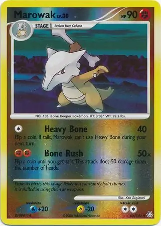 Marowak Reverse Holo