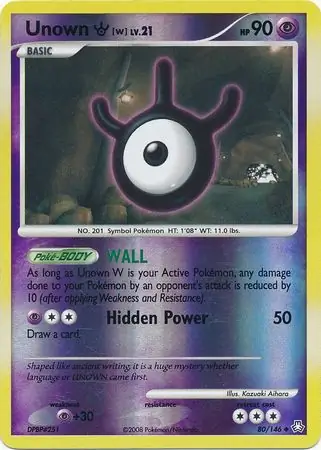 Unown Reverse Holo