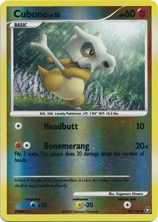 Cubone Reverse Holo