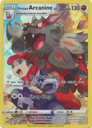 Hisuian Arcanine