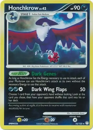 Honchkrow Reverse Holo