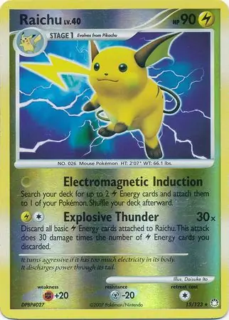 Raichu Reverse Holo