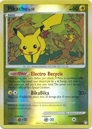 Pikachu Reverse Holo