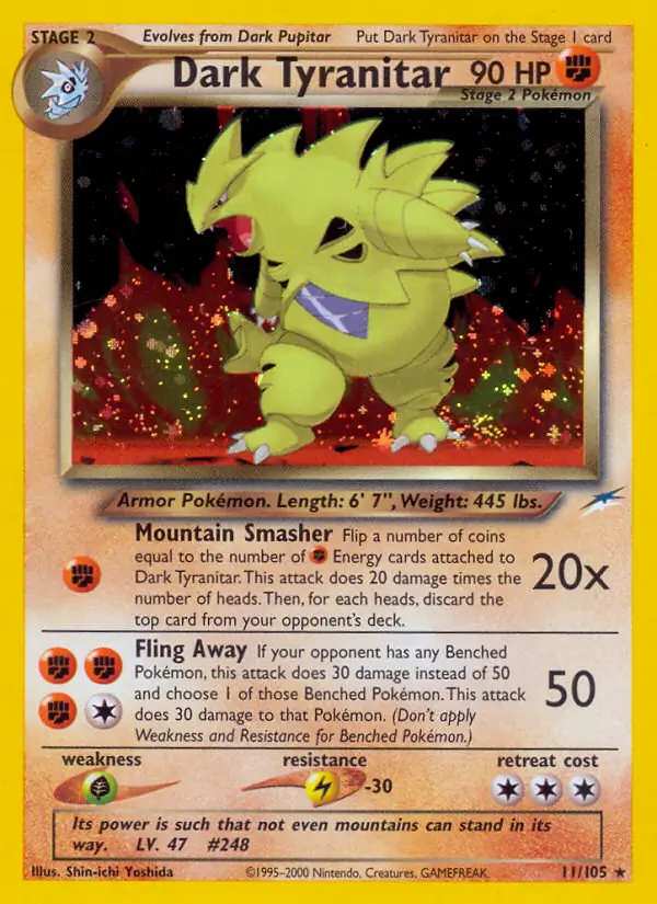Dark Tyranitar Holo