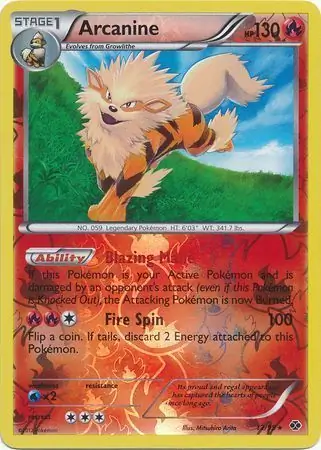 Arcanine Reverse Holo