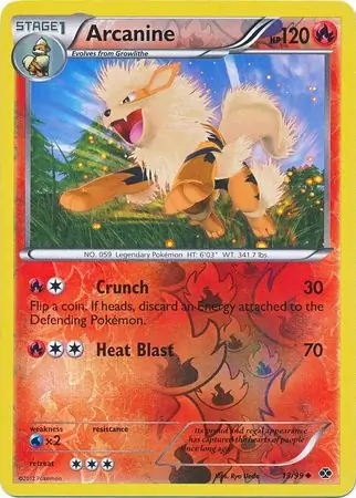 Arcanine Reverse Holo