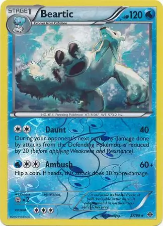 Beartic Reverse Holo